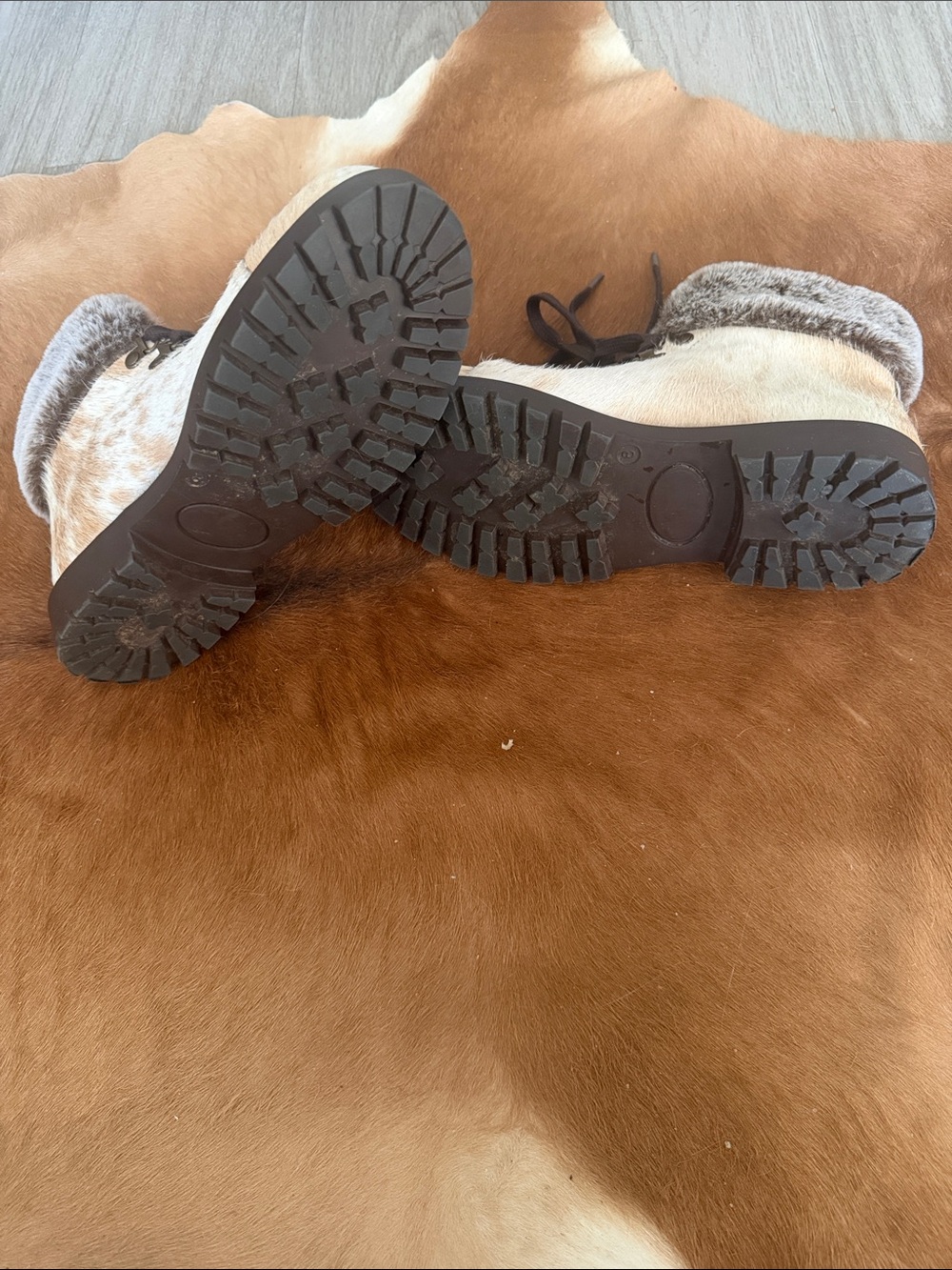 $110 Myra beaver turbulent combat boots 8 - Picture 6 of 8